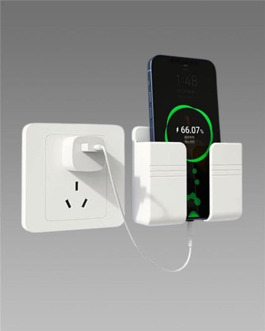 Wall Mounted Mobile Holder for Home improvement With Adhesive Strips& Charging Holder - buy online