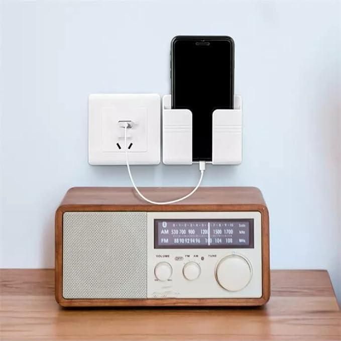 Wall Mounted Mobile Holder for Home improvement With Adhesive Strips& Charging Holder - buy online