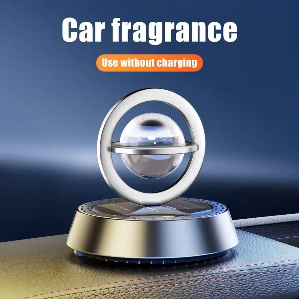 Solar Energy Rotate Car Perfume Diffuser & Decor